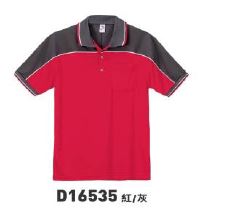短POLO衫 剪接 D16535