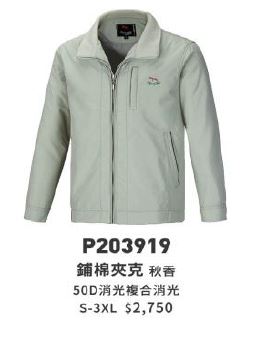 鋪棉夾克 P203919